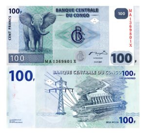D_968315-MLM92418687042_092025-O.jpg Billete Del Congo 100 Francos Nvo Sin Circular 2013 Elefante