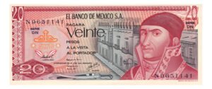 Billete De Mexico  Pesos José Ma Morelos Nvo Sin Circular
