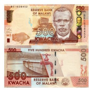 Billete De Malaui & Malawi 500 Kwachas Reverendo John Chilem