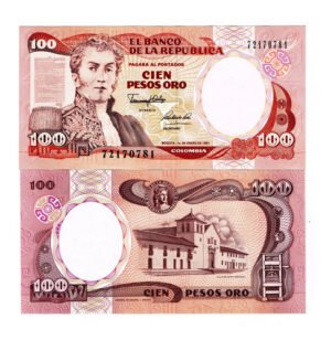 Billete De Colombia 100 Pesos Antonio Nariño, Nuevo S C 1991