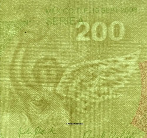 Billete 0 Pesos Bicentenario Independencia 2008 Nuevo Unc