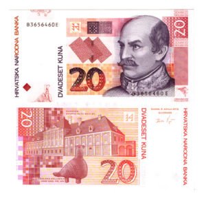 Billete De Croacia 20 Kunas El Conde Josip Jelacic Nvo Sn C.