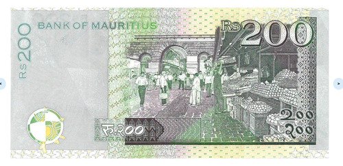 Billete De Mauricio 200 Rupias Sir Abdool Razack 2023 Nvo Sc