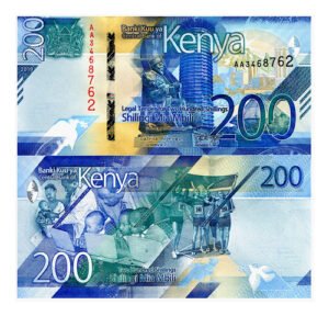 Billete De Kenia 200 Chelines Estatua Kenyatta 2019, Nuevo