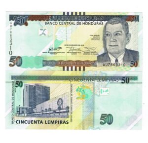 Billete De Honduras De 50 Lempiras, Nuevo Sin Circular, 2016