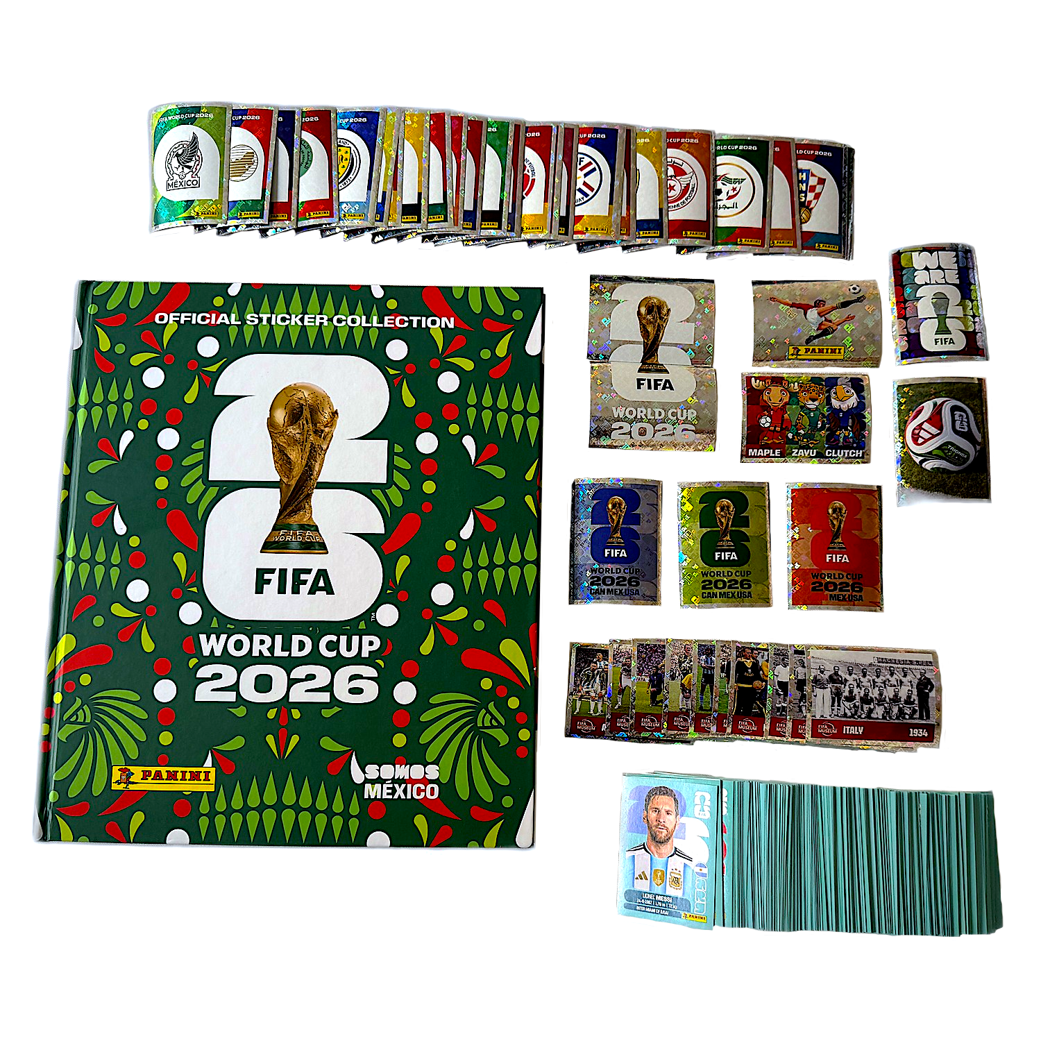 Álbum Panini Mundial 2026 Pasta Dura + 980 Estampas Completo – Dcolección