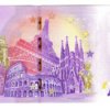 Billete 0 Cero Euro Color Paris 2024 Juegos Olímpico Eiffel