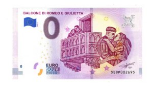 D_615877-MLM79970389769_102024-O.jpg Billete 0 Cero Euros Souvenir Balcón De Romeo Y Julieta 2019