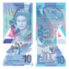 Billete De Caribe Oriental $10 R Isabel Il Colibrí Polímero