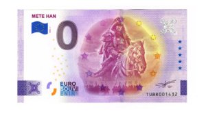 Billete De 0 Cero Euros Souvenir Mete Han Rey Turco 2022