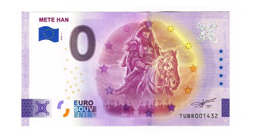 Billete De 0 Cero Euros Souvenir Mete Han Rey Turco 2022