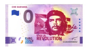 Billete 0 Cero Euro Souvenir El Che Guevara 90º España 2018