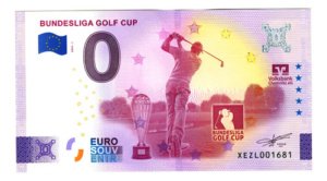 Billete 0 Cero Euro Copa Golf De La Bundesliga Alemania 2024