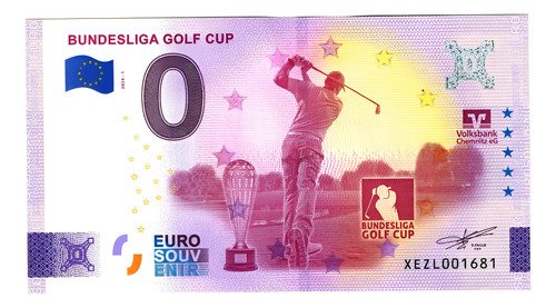 Billete 0 Cero Euro Copa Golf De La Bundesliga Alemania 2024