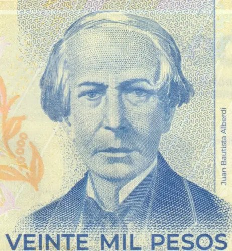 Billete De Argentina 20,000 Pesos Juan Baustista Albert 2025