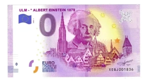Billete 0 Cero Euro Souvenir Albert Einstein Alemania 2020