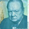 Billete De Inglaterra De 5 £ Carlos Ill & Churchill Polímero