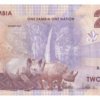Billete De Zambia 200 Kwacha Águila Pesca Y Rinoceronte 2024