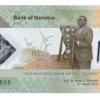Billete De Namibia 60 Dollar Expresidente Hage Polímero 2025