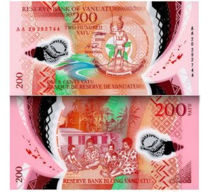 Billete De Islas De Vanuatu 200 Vatu, Nuevo, 2006 Oceanía