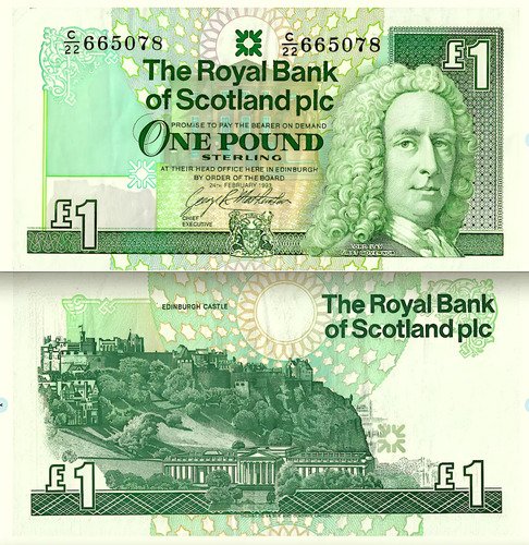 D_722469-MLM94818422831_102025-O.jpg Billete De Escocia 1 Libra Lord Ilay Nuevo Sin Circular 2001