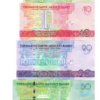 Colección 6 Billetes De Turkmenistán: 1, 5, 10, 20, 50 Y 100