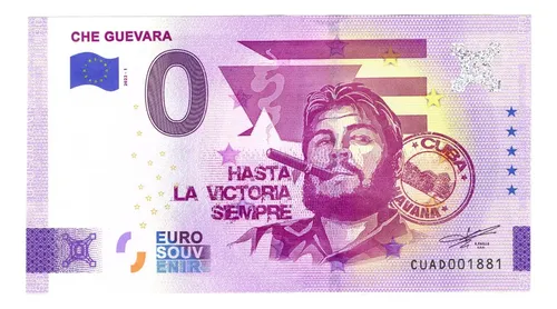 Billete 0 Cero Euro, El Che Guevara Hasta La Victoria 2022