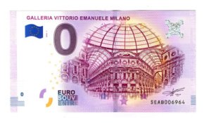 D_730409-MLM109635498192_042026-O.jpg Billete 0 Cero Euros Souvenir Galeria Vitorio E. Milan 2018