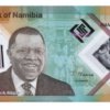 Billete De Namibia 60 Dollar Expresidente Hage Polímero 2025