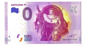 Billete 0 Euros Souvenir Napoleón 1º Francia 2020 Retrato