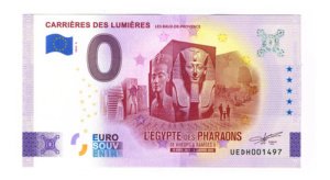Billete De 0 Euro Souvenir, Kheops Y Ramsés Il Francia 2024
