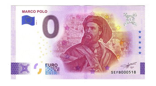 Billete 0 Cero Euro Souvenir Marco Polo Alemania 2019