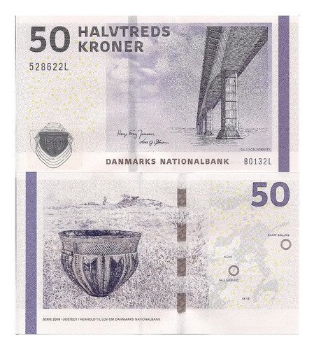 D_775776-MLM72780750516_112023-O.jpg Billete De Dinamarca De 50 Coronas, 2016, Nuevo Sin Circular