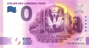 Billete 0 Euros El Egipto De Los Faraones Paris Francia 2024