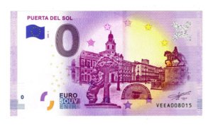 D_781305-MLM72888821089_112023-O.jpg Billete 0 Cero Euros Souvenir Puerta Del Sol Madrid 2020 Nvo