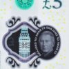 Billete De Inglaterra De 5 £ Carlos Ill & Churchill Polímero