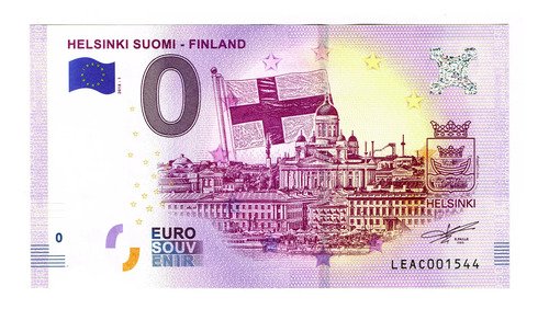 Billete 0 Cero Euros Souvenir Helsinki Suomi- Finlandia 2018