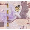 Billete De Zambia 200 Kwacha Águila Pesca Y Rinoceronte 2024