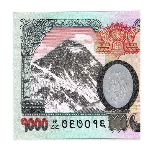 Billete De Nepal 1000 Rupee Monte Everest Nuevo Sin Circular
