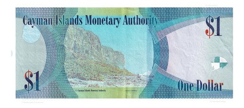Billete De Islas Caimán 1 Dollar Reina Isabel Il 2022 60aniv