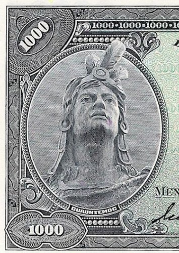 Billete De Mexico $1,000 Pesos, Cuauhtémoc Nuevo Sin C. 1974