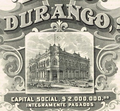 D_900161-MLM46529947049_062021-O.jpg Una Acción Del Banco De Durango De $100 De 1907(con Cupones)