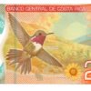 Billete De Costa Rica 20,000 Colones, Colibrí Chispita, 2019