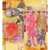 Billete De Bahamas 5 Dollars Sir Cecil Wallace 2020 Nvo. S C