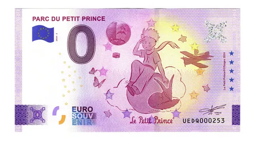 Billete 0 Cero Euros Souvenir El Principito Francia 2024