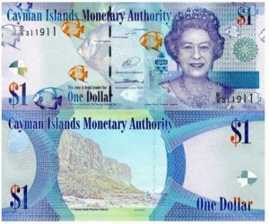 Billete De Islas Caimán 1 Dollar, Reina Isabel Il 2018 Nvo.