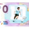 Billete 0 Cero Euro Color Maradona 10 Nuevo Sin Circula 2024