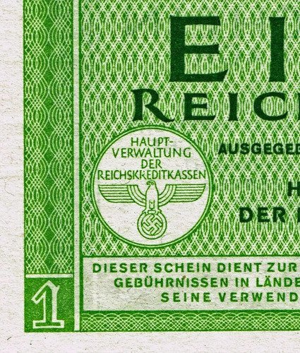D_994485-MLM52391800249_112022-O.jpg Billete de Alemania 1 Reichsmark 1944 — Emisión militar