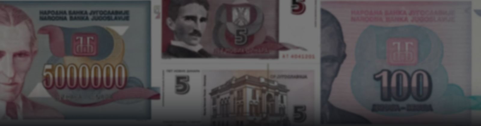 Billetes de Yugoslavia