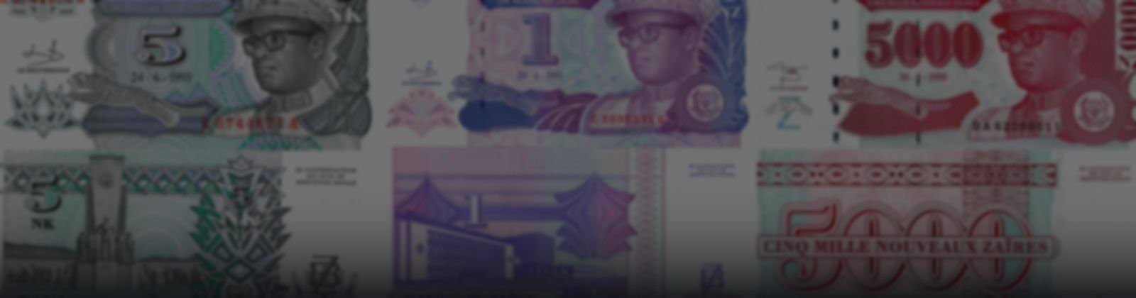 Billetes de Zaire